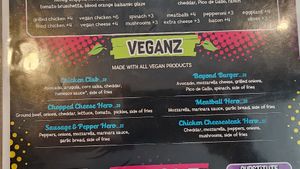 Vegan section at Zest in Bay Shore