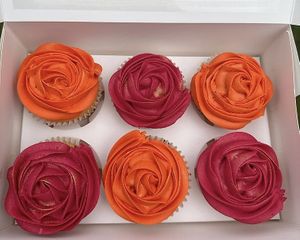 Vanilla cupcakes   at The Avant Garden Bakery in Newcastle Upon Tyne