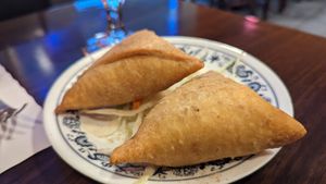 Samosa at Namaste Indian Bistro in Warminster