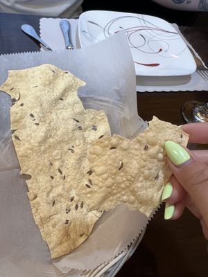 papadum  at Namaste Indian Bistro in Warminster