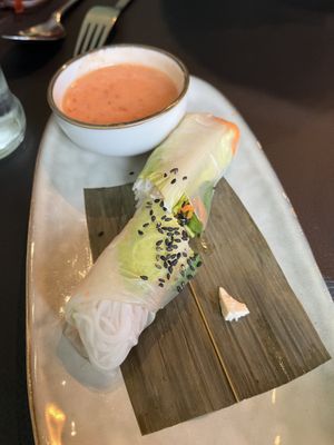 Spring rolls  at TAKE in Mechelen