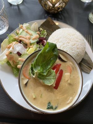 Green curry  at TAKE in Mechelen