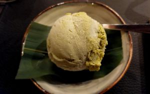 Green Tea Ice Cream at TAKE in Mechelen