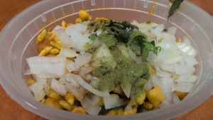 Samosa chat at 5th Element in Palm Coast