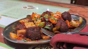 Vegetable manchuria at 5th Element in Palm Coast