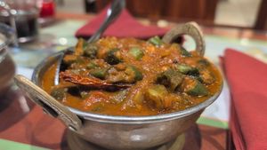 Bhindi masala at 5th Element in Palm Coast