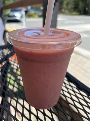 Funky monkey smoothie   at Sprouts Natural Foods Cafe in South Lake Tahoe