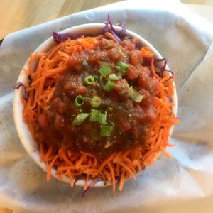 Rice bowl with beans at Sprouts Natural Foods Cafe in South Lake Tahoe