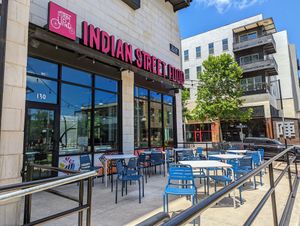 Yum factor 10. at Curry Up Now in Austin