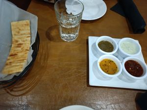 Complimentary snack at Afghan Bistro in Springfield