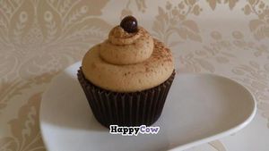 Vegan Mochachino cupcake. yummyyyyyyyyyyyy :-) at Heavenly Vegan Cupcakes in Portsmouth