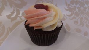 raspberry ripple  at Heavenly Vegan Cupcakes in Portsmouth