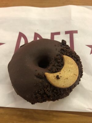Chocolate date donut  at DXB - Pret A Manger - T3 - A in Dubai