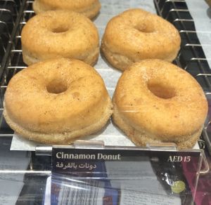 Cinnamon donut  at DXB - Pret A Manger - T3 - A in Dubai