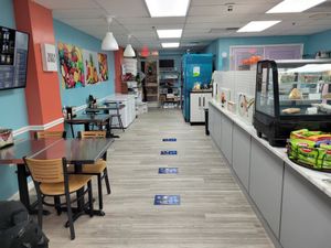 Inside at Fresh Life Cafe in Woodbridge