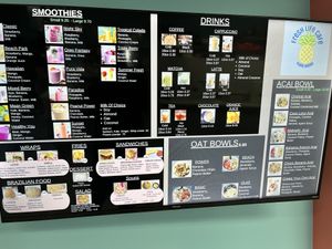 Menu  at Fresh Life Cafe in Woodbridge