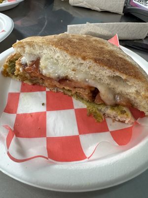 Chicken Pesto Sandwichh  at Fresh Life Cafe in Woodbridge