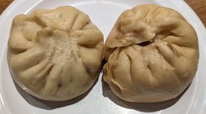 steamed buns with red bean paste at Shanghai's Best in Portland