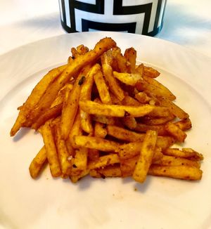 Masala fries at VEGO Cafe & Confectionery in Dubai