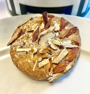 Almond cookie at VEGO Cafe & Confectionery in Dubai