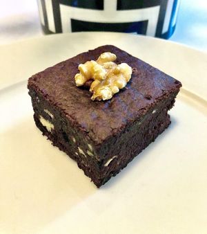 Walnut brownie  at VEGO Cafe & Confectionery in Dubai