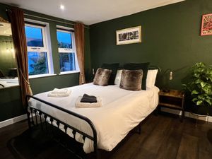 Double bedroom  #Veganuary at Greenstone Lodge  in Bridge Of Orchy