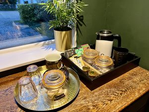 Drink station  #Veganuary at Greenstone Lodge  in Bridge Of Orchy