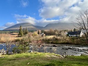 Views in Bridge of Orchy, right next to the bnb  #Veganuary at Greenstone Lodge  in Bridge Of Orchy