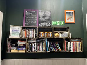 DVDs, books & menus  #Veganuary at Greenstone Lodge  in Bridge Of Orchy
