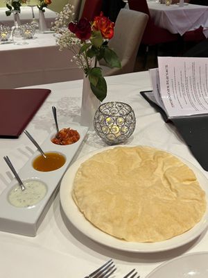 Poppadom at Monsoona in Aberdeen
