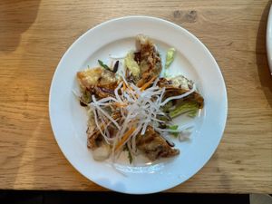 Vegan gyoza 🥟 .  at Kim999 - The Playce in Berlin