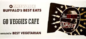Go Veggies Nominated Best Vegetarian Food by Artvioce at Go Veggies Cafe in Buffalo
