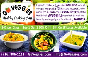 Go Veggies Healthy Cooking Class (Vegan & Gluten-Free) at Go Veggies Cafe in Buffalo