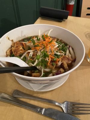 Noodle bowl  at Freshies Restaurant and Bar in South Lake Tahoe