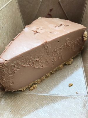 vegan peanut butter pie! (tofu based) at Freshies Restaurant and Bar in South Lake Tahoe