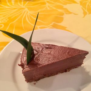 Peanut Butter Chocolate Mousse Pie at Freshies Restaurant and Bar in South Lake Tahoe