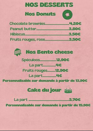 Menu  at Veg'Anne By Anne Dorcay in Paris