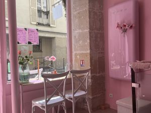 View to street. With SMEG door on wall  at Veg'Anne By Anne Dorcay in Paris