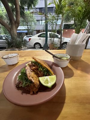 Quesabirria  at Sarumino in Mexico City