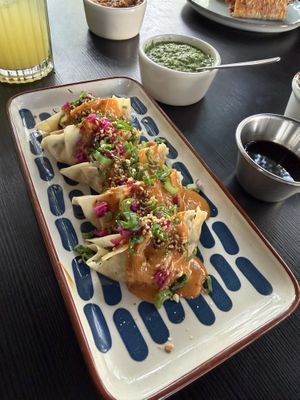 Dumplings  at Sarumino in Mexico City