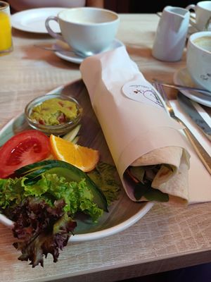 Veggie Wrap at Café Wetterstein in Berlin