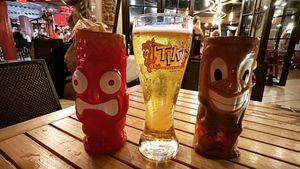   at Tiki's Grill & Bar in Honolulu