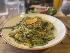 Vegan pasta  at Tiki's Grill & Bar in Honolulu