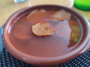 Chorizo a la sidra at Puzzle Bar in Gijon