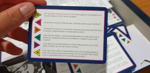 Feminist board game! at Puzzle Bar in Gijon