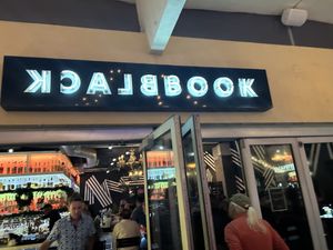 Entrance  at Blackbook in Palm Springs