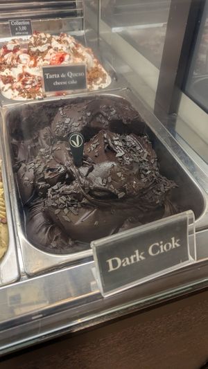 Dark chocolate vegan at Gelatoteca Suso - Cannaregio in Venice