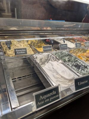 vegan flavours marked at Gelatoteca Suso - Cannaregio in Venice
