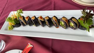Vegan sushi roll  at Osake Steak and Sushi Bar in Salida