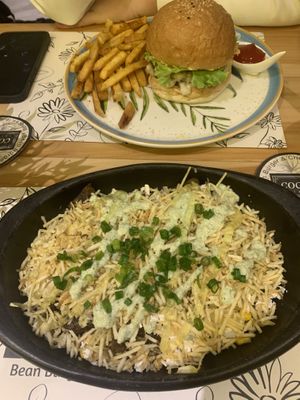 Chuzo y burger  at Bean Burger & Cheesecake Home in Barranquilla